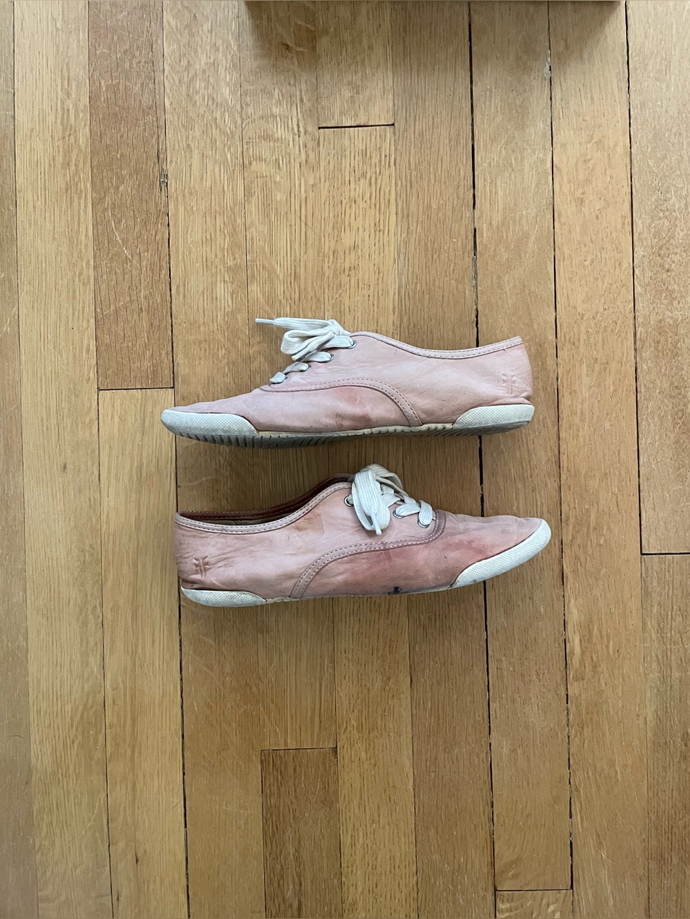Frye Melanie Low Profile Pink Dress Tennis Shoes